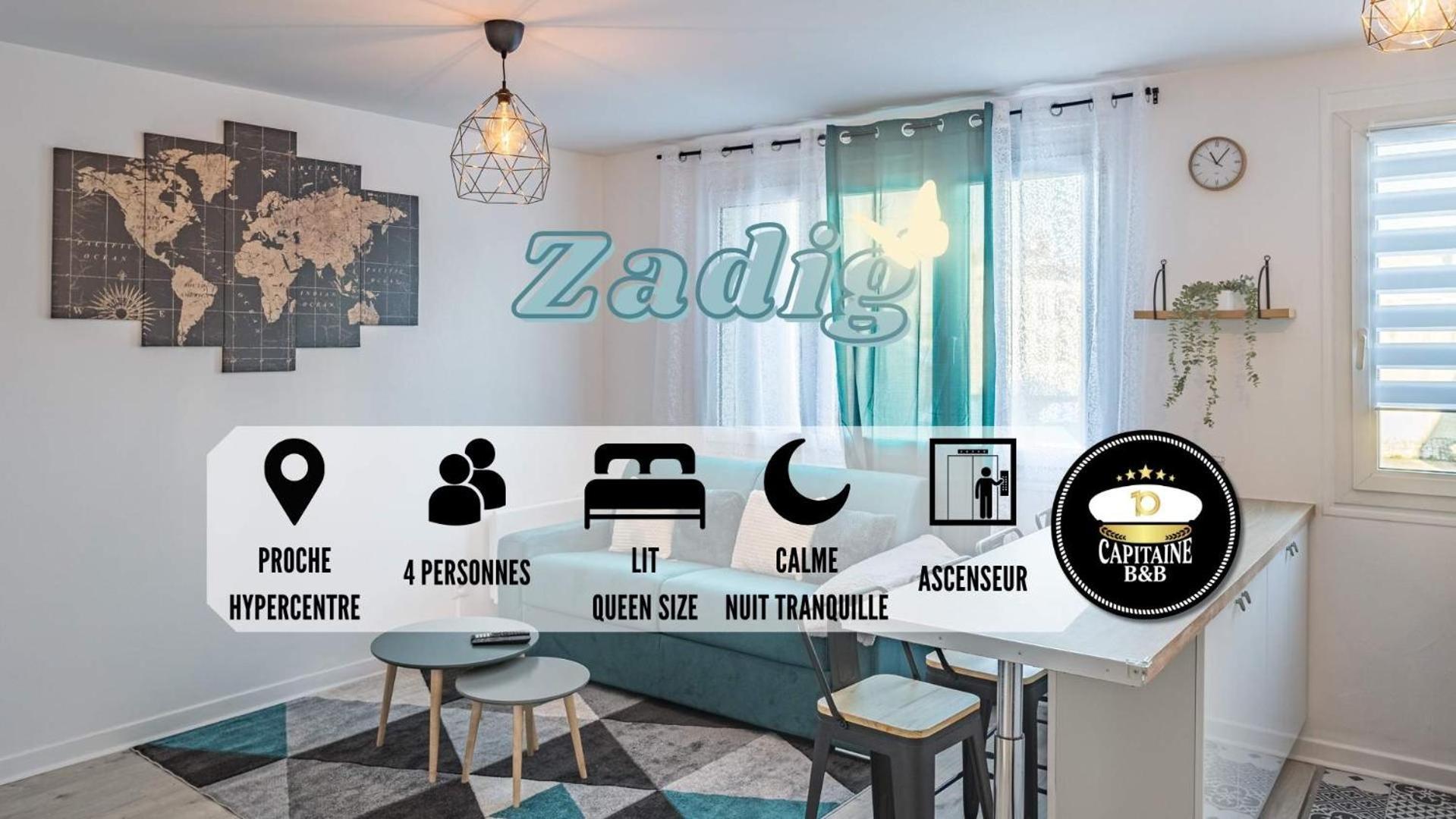 Zadig - Proche Hypercentre - 4 Pers. Apartment Troyes Exterior foto
